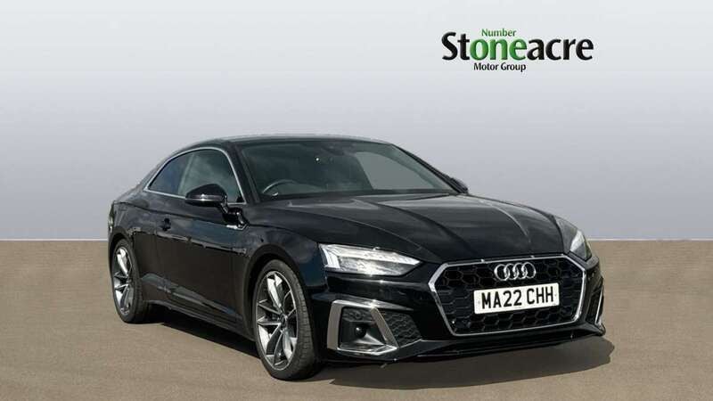 Black Used 2022 Audi A5 S-Line Coupe | £25,990 (Good price) - Image 1/4