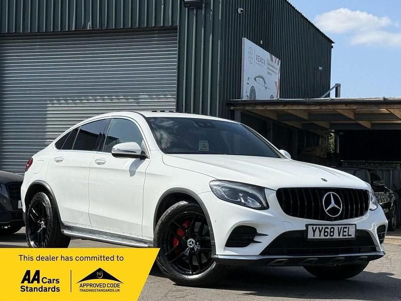 White Used 2018 Mercedes GLC220 AMG line Coupe | £20,490 (Fair price) - Image 1/4