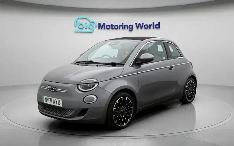 Used Fiat 500e La Prima 86 kW (118 HP) 2022 Grey Cabriolet