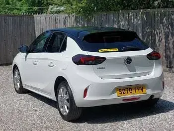 Used Vauxhall Corsa Elite 100 HP (73 kW) 2020 White Hatchback