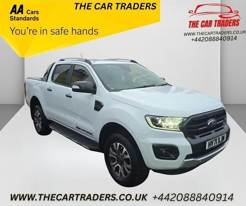 White Used 2021 Ford Ranger Wildtrack Pickup | £16,488 (Good price) - Image 1/4
