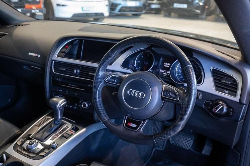 Used Audi A5 S-Line 190 HP (139 kW) 2015 Black Coupe