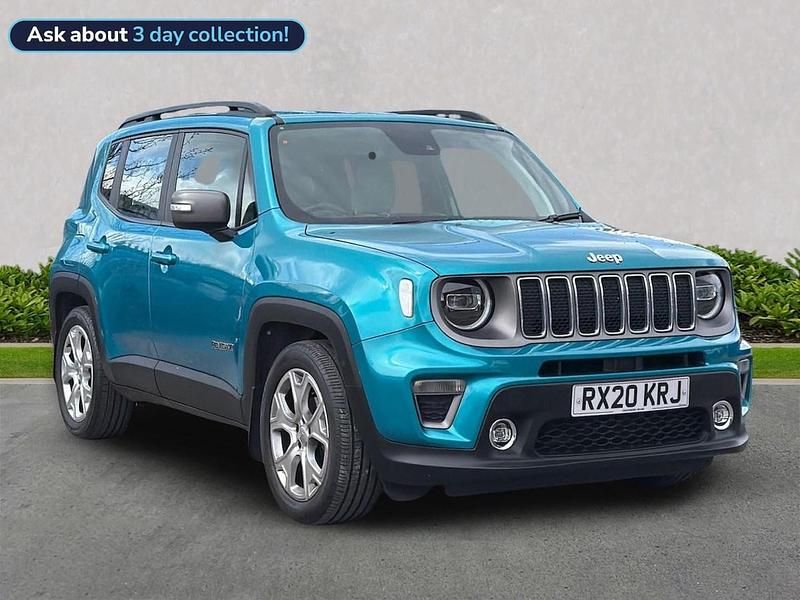 Used Jeep Renegade Limited 120 HP (88 kW) 2020 Blue SUV