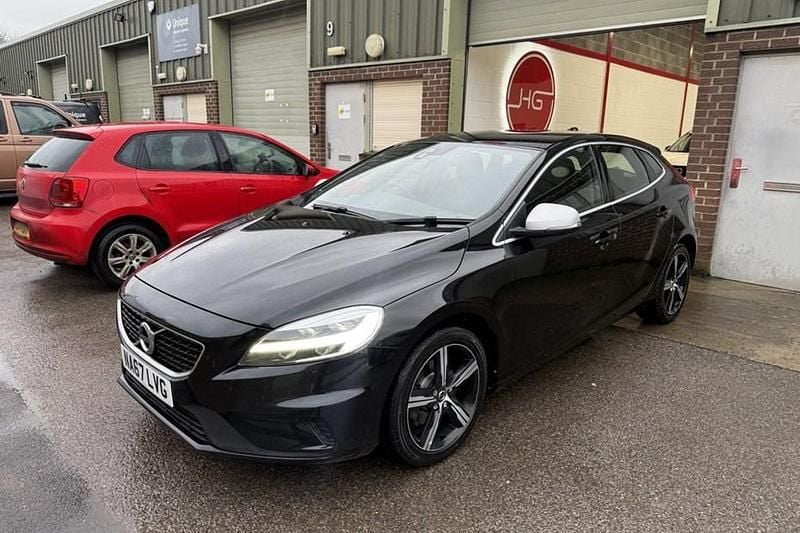 Black Used 2017 Volvo V40 R-Design Hatchback | £7,995 (Fair price) - Image 1/1