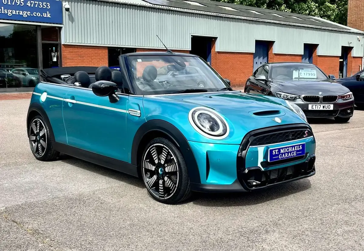 Used Mini Cooper S Cabriolet 2023 Blue Cabriolet