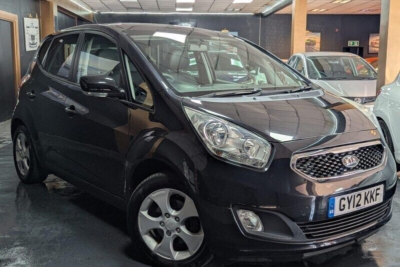 Black Used 2012 Kia Venga 3 Hatchback | £4,690 (Good price) - Image 1/1