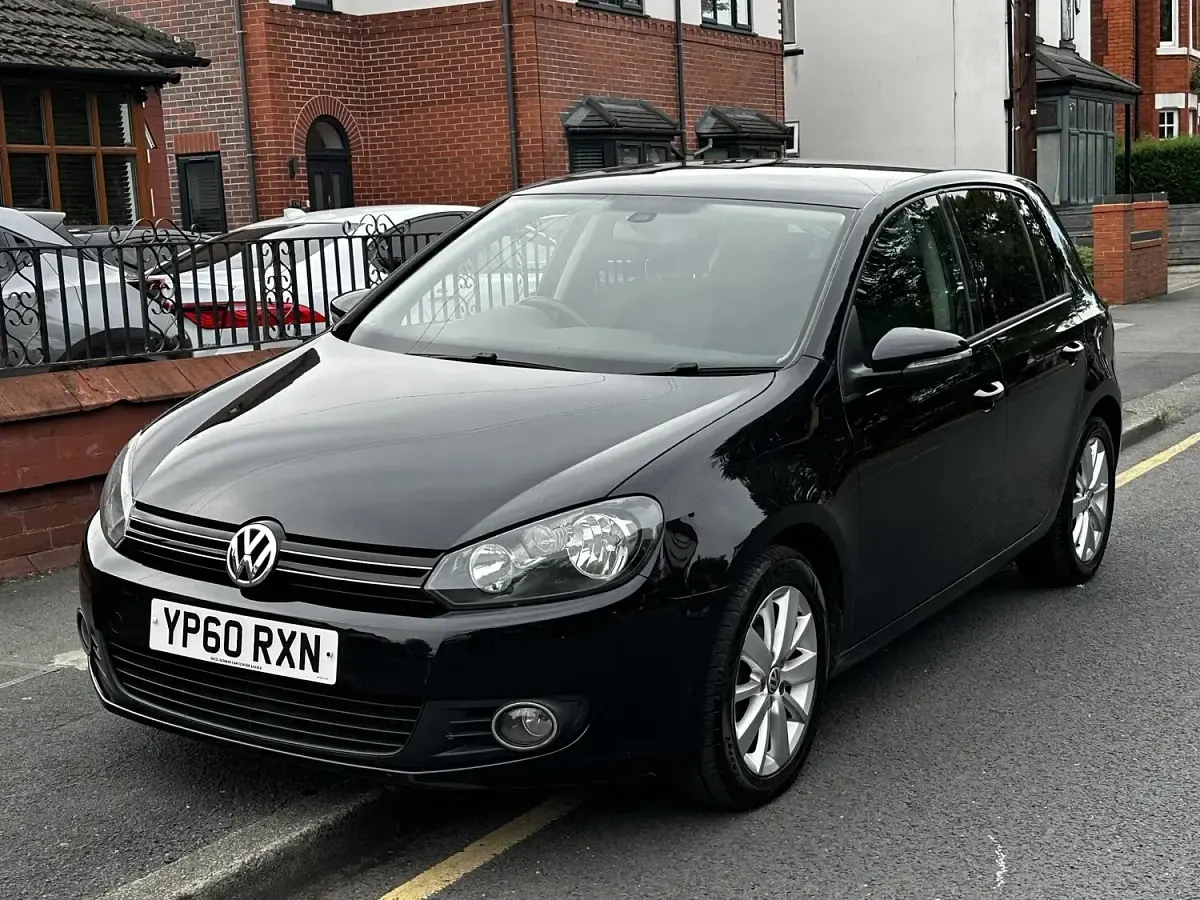 Used VW Golf VI SE 122 HP (89 kW) 2010 Black Hatchback