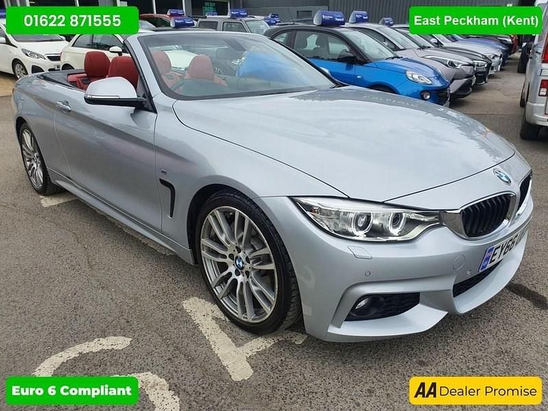 Silver Used 2016 BMW 440 M Sport Cabriolet | £19,999 (Good price) - Image 1/3