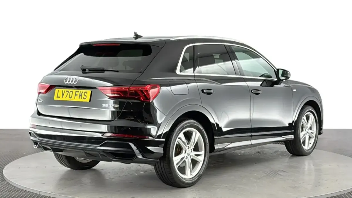 Begagnad Audi Q3 S-Line 150 HK (110 kW) 2020 Svart SUV