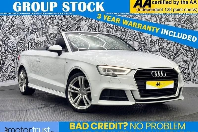 Used 2018 Audi A3 S-Line Cabriolet | £16,495 (Fair price) - Image 1/1