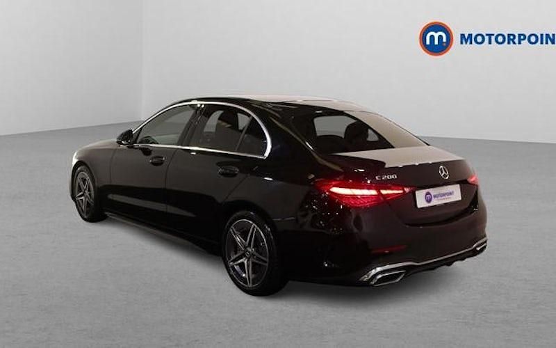 Used Mercedes C200 AMG line 204 HP (150 kW) 2025 Black Sedan