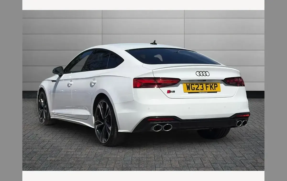 Used Audi A5 Black Edition 341 HP (250 kW) 2023 White Coupe