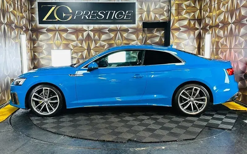 Used Audi A5 S-Line 190 HP (139 kW) 2020 Blue Coupe