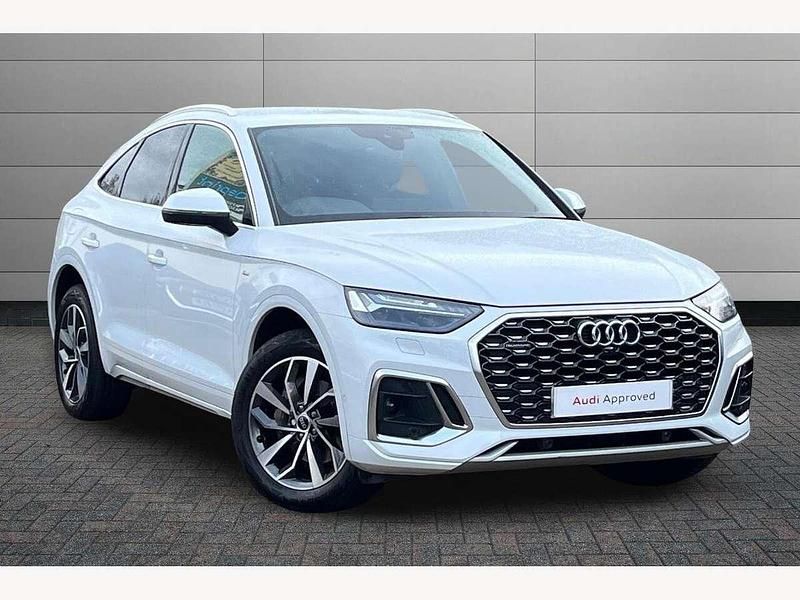 White Used 2022 Audi Q5 Sportback S-Line SUV | £33,470 (Fair price) - Image 1/4