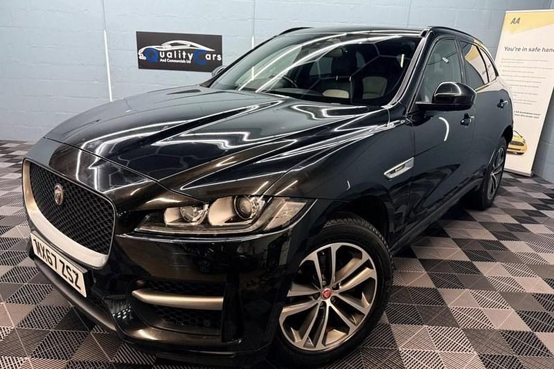 Used Jaguar F-Pace R-Sport 163 HP (119 kW) 2017 Black SUV