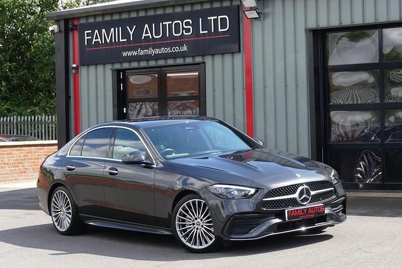 Grey Used 2022 Mercedes C200 AMG Line Premium Sedan | £27,800 (Fair price) - Image 1/1