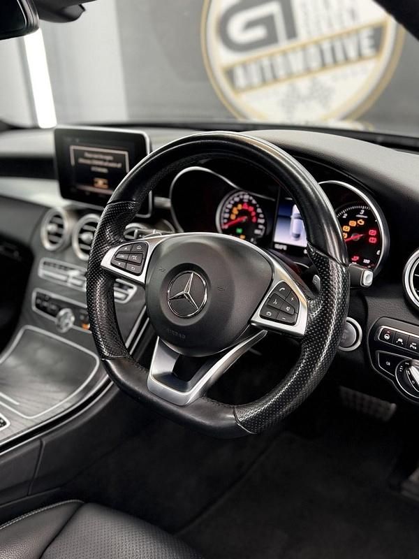 Used Mercedes C220 AMG Line Premium Plus 170 HP (125 kW) 2018 Grey Coupe