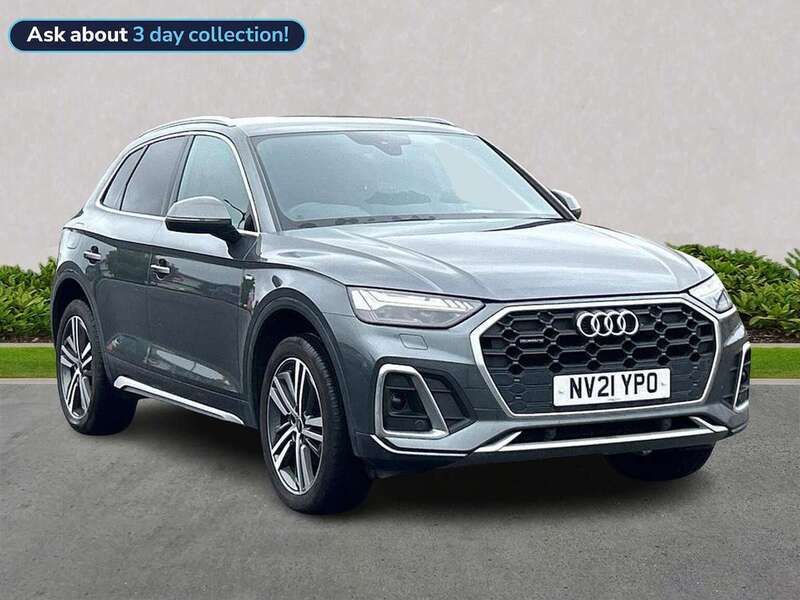 Grey Used 2021 Audi Q5 S-Line SUV | £29,348 (Fair price) - Image 1/4