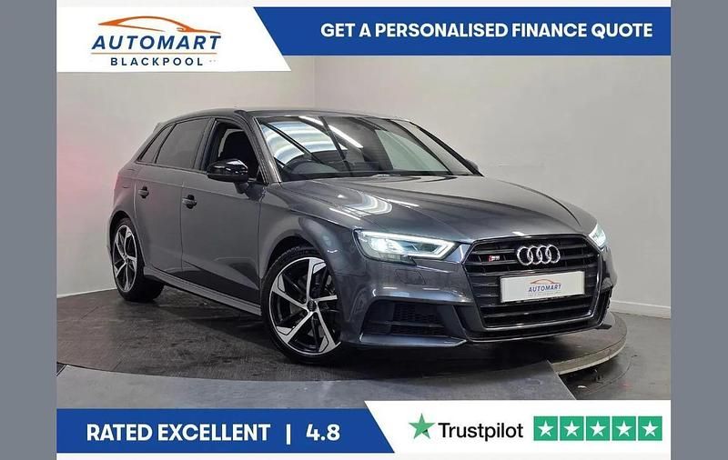 Grey Used 2020 Audi S3 Sportback Black Edition Hatchback | £24,995 (Good price) - Image 1/4