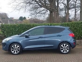 Used Ford Fiesta Trend 75 HP (55 kW) 2020 Blue Hatchback