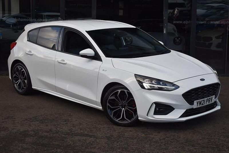 White Used 2021 Ford Focus ST-Line X Hatchback | £13,790 (Good price) - Image 1/1