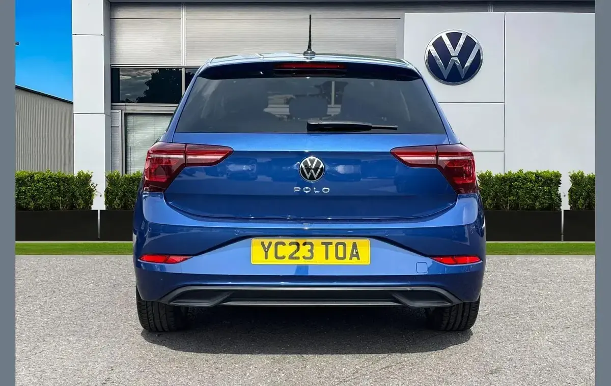 Used VW Polo Style 95 HP (69 kW) 2023 Blue Hatchback
