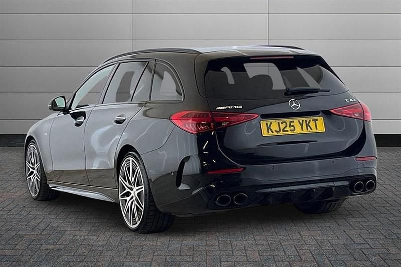 Used Mercedes C43 AMG Premium Plus 421 HP (309 kW) 2025 Obsidian black Estate