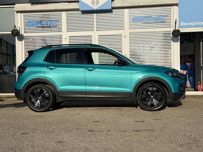 Used VW T-Cross SE 110 HP (80 kW) 2021 Turquoise SUV