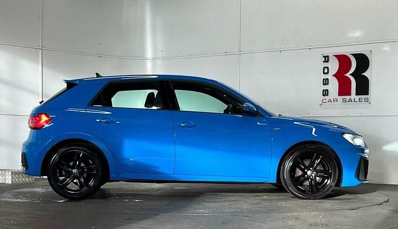 Used Audi A1 Sportback S-Line 116 HP (85 kW) 2019 Blue Hatchback