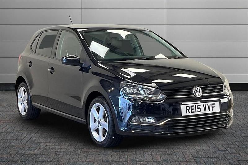 Black Used 2015 VW Polo SEL Hatchback | £8,295 (Fair price) - Image 1/4
