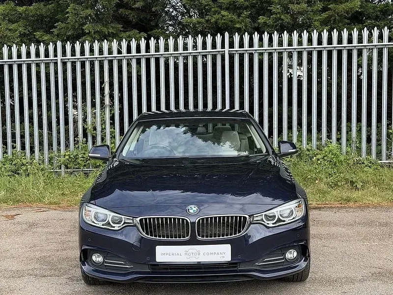 Begagnad BMW 420 Luxury Line 2017 Blå Sportkupé