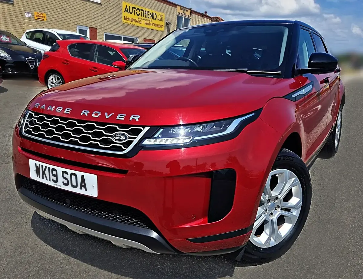 Used Land Rover Range Rover evoque S 2019 Red SUV
