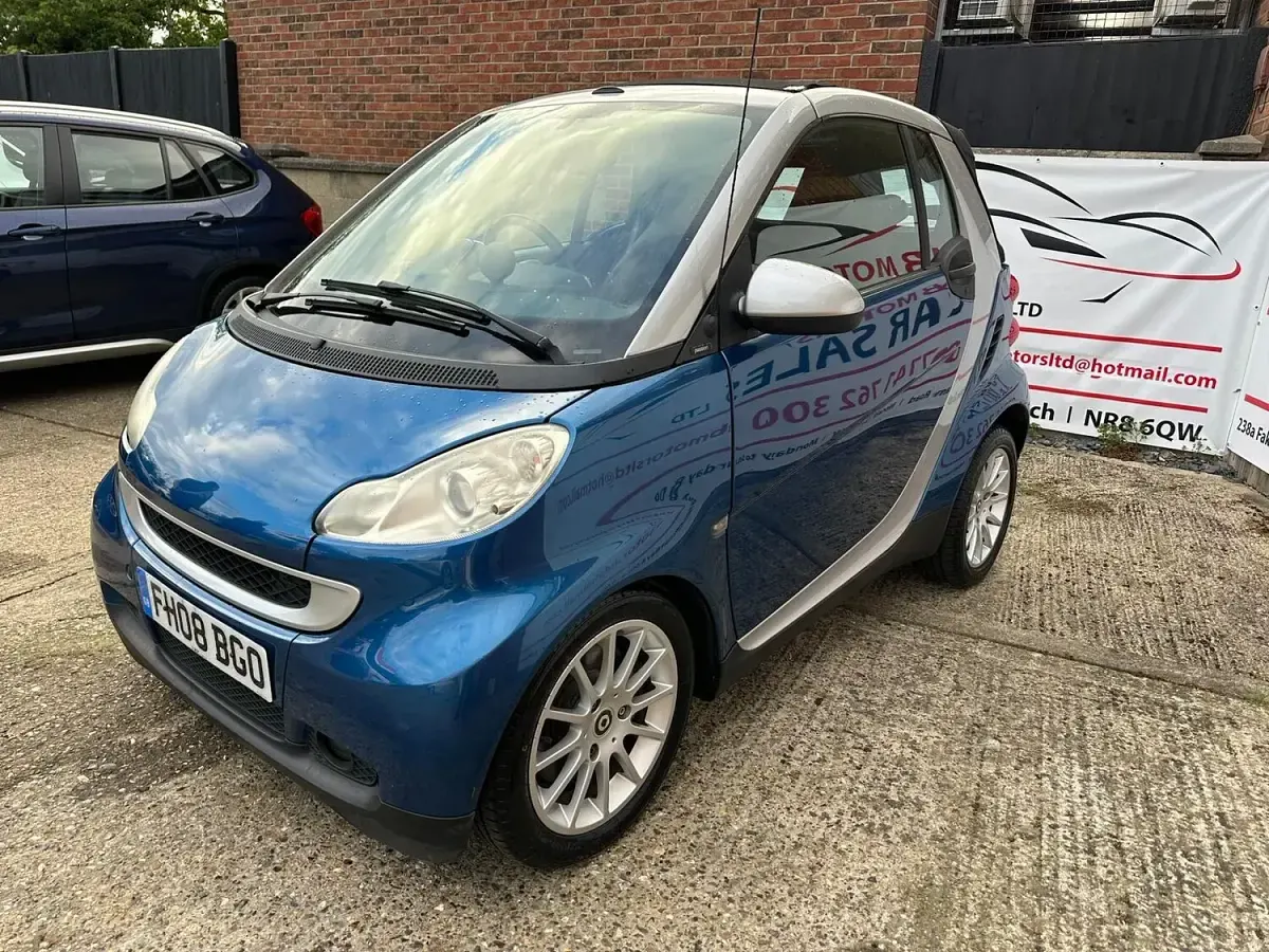 Used Smart ForTwo Cabrio Passion 84 HP (61 kW) 2008 Silver Cabriolet