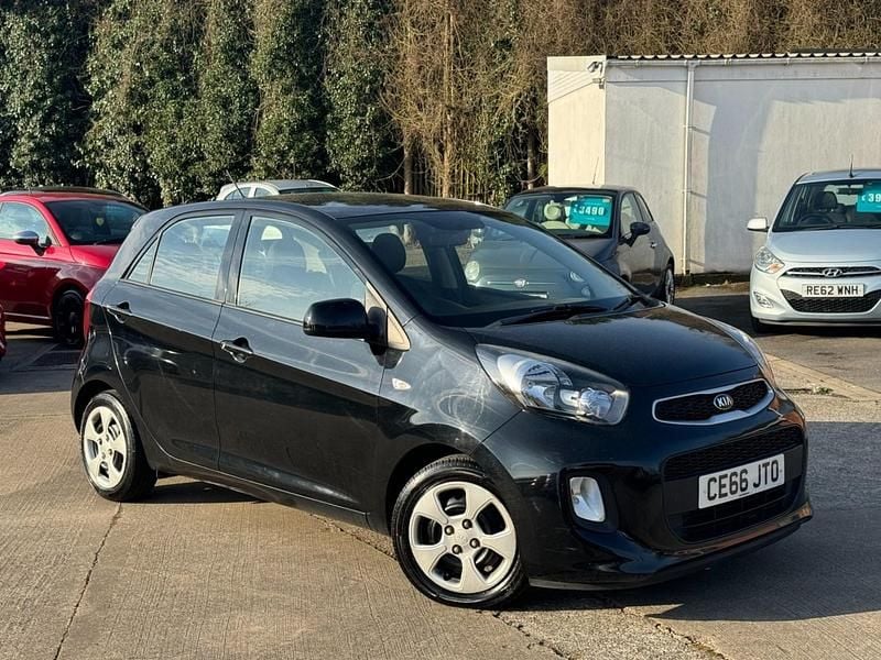 Black Used 2016 Kia Picanto Hatchback | £3,150 (Good price) - Image 1/4