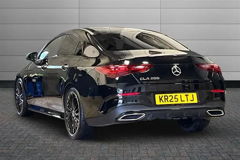 Used Mercedes CLA200 AMG Line Premium Plus 163 HP (119 kW) 2025 Cosmos black Sedan