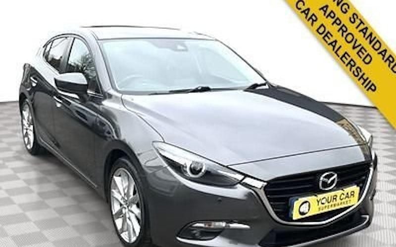 Begagnad Mazda 3 Inclusive 121 HK (88 kW) 2016 Grå Halvkombi