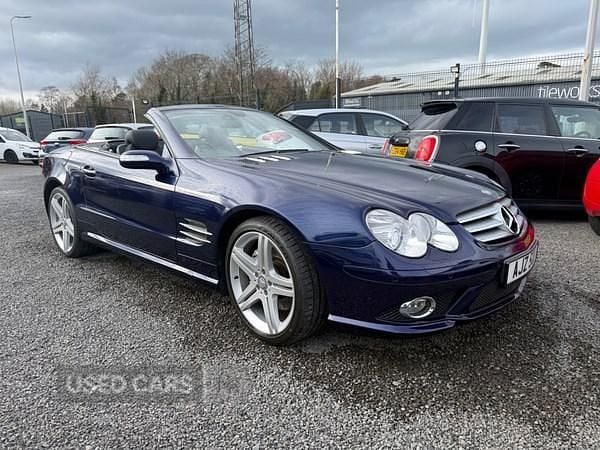 Used Mercedes SL350 Sport Edition 270 HP (198 kW) 2008 Blue Cabriolet