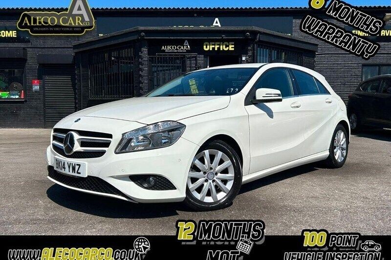 White Used 2014 Mercedes A180 SE Hatchback | £7,395 (Good price) - Image 1/1