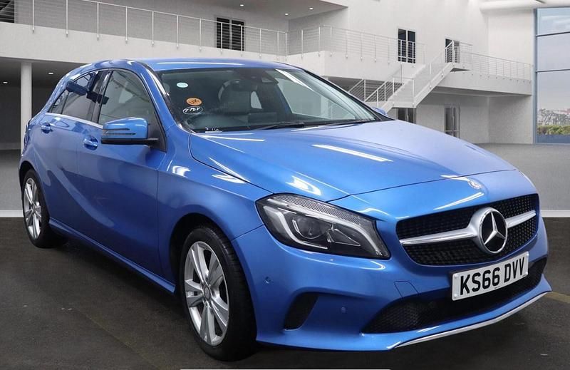 Blue Used 2017 Mercedes A200 Premium Hatchback | £9,295 (Good price) - Image 1/3