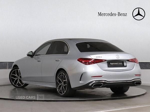 Used Mercedes C220 AMG Line Premium Plus 200 HP (147 kW) 2025 Silver Sedan