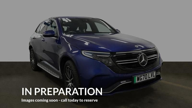 Blue Used 2020 Mercedes EQC400 AMG line SUV | £21,720 (Good price) - Image 1/4