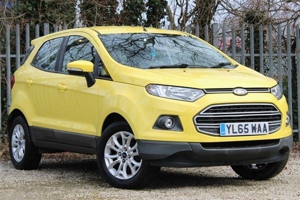 Yellow Used 2016 Ford Ecosport Zetec SUV | £6,995 (Fair price) - Image 1/1