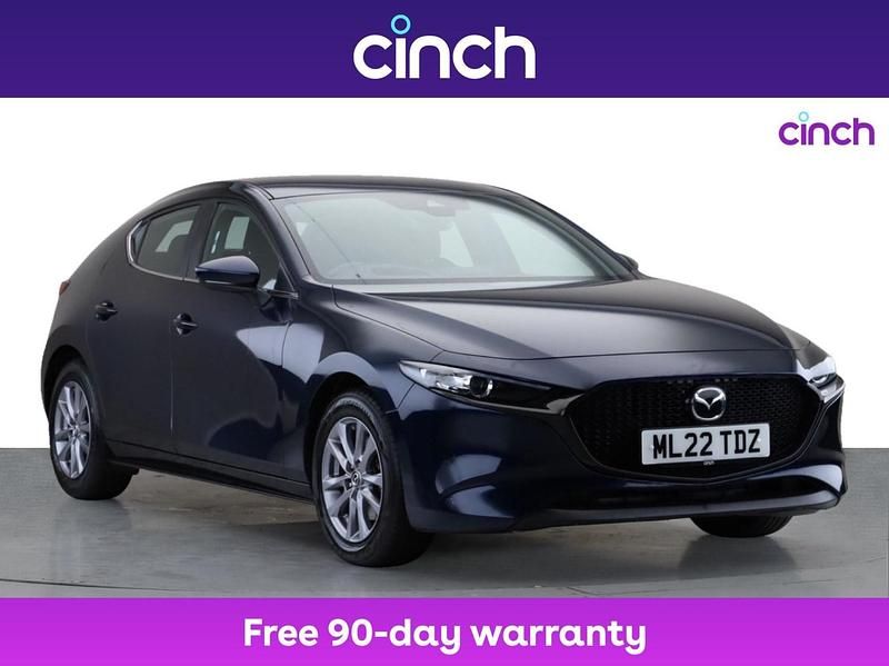 Blue Used 2022 Mazda 3 Hatchback | £14,649 (Fair price) - Image 1/3