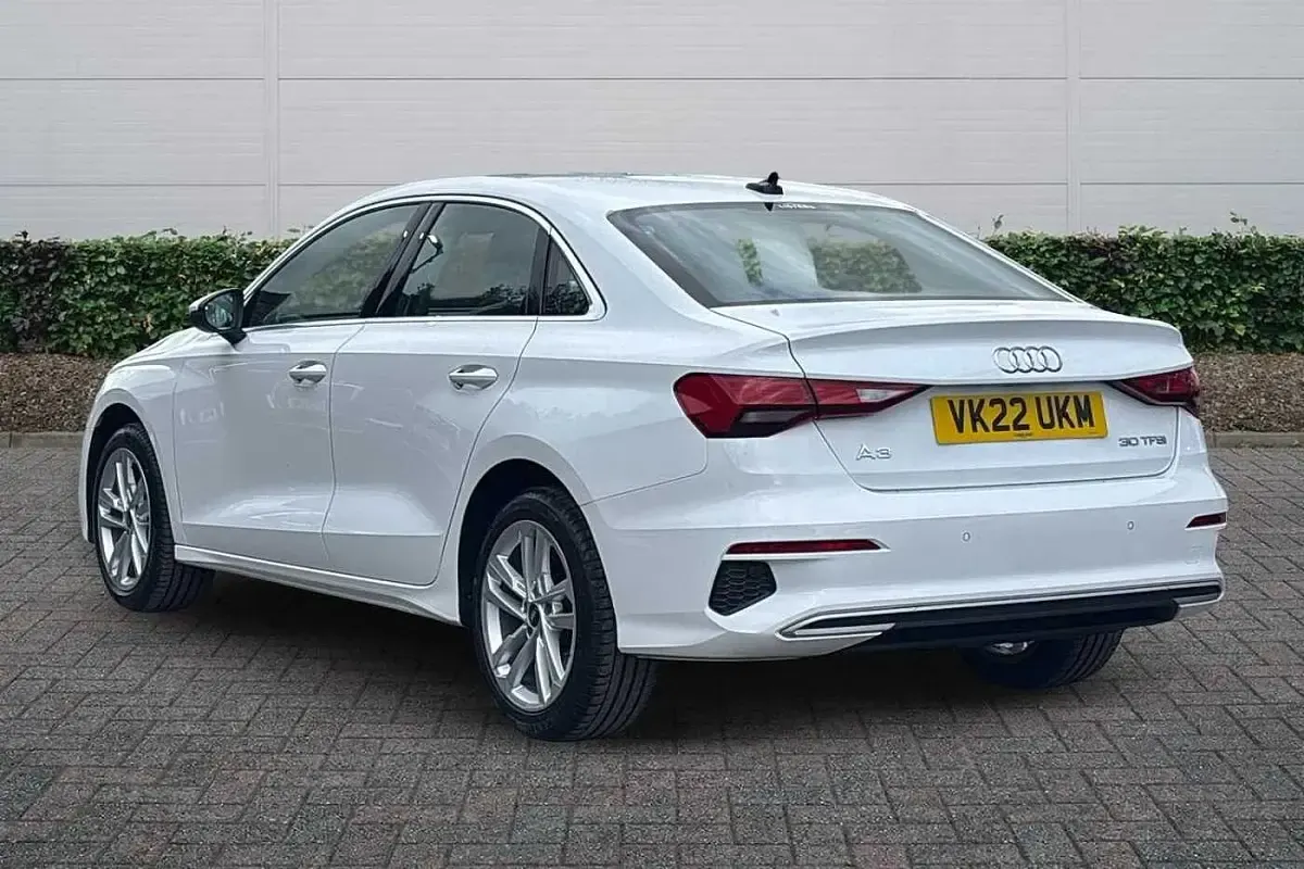 Used Audi A3 Sport 110 HP (80 kW) 2022 Ibis white Sedan