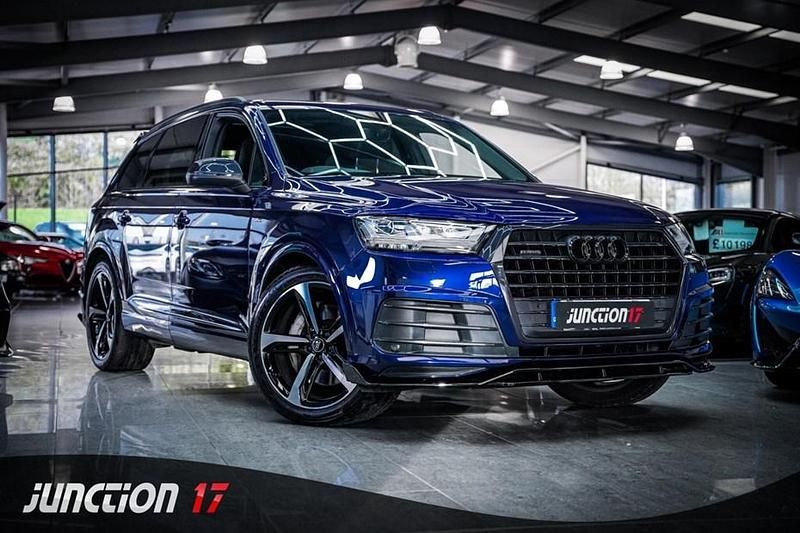 Blue Used 2018 Audi Q7 Black Edition SUV | £30,000 (Fair price) - Image 1/1