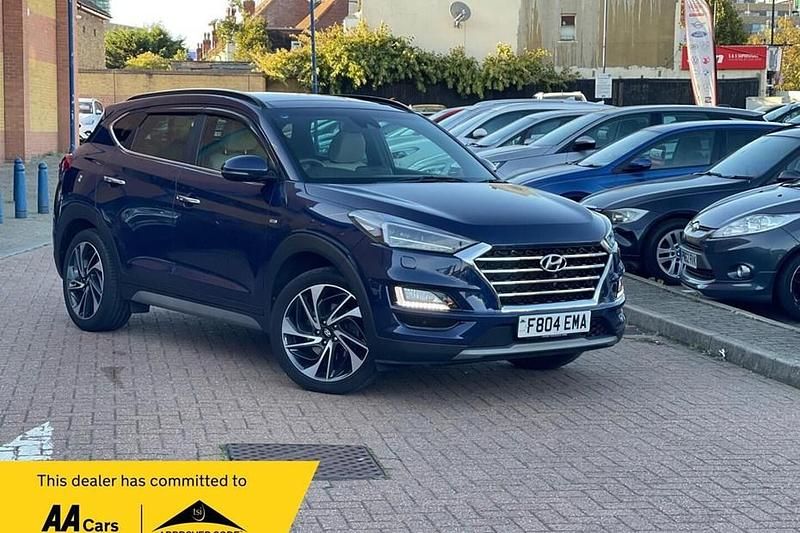 Blue Used 2020 Hyundai Tucson Premium SE SUV | £16,799 (Fair price) - Image 1/1