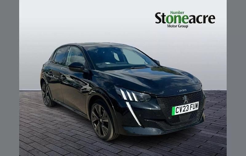 Black Used 2023 Peugeot e-208 GTi Hatchback | £14,795 (Fair price) - Image 1/4