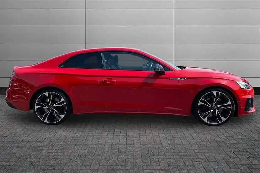 Used Audi A5 Comfort 341 HP (250 kW) 2021 Tango red Coupe