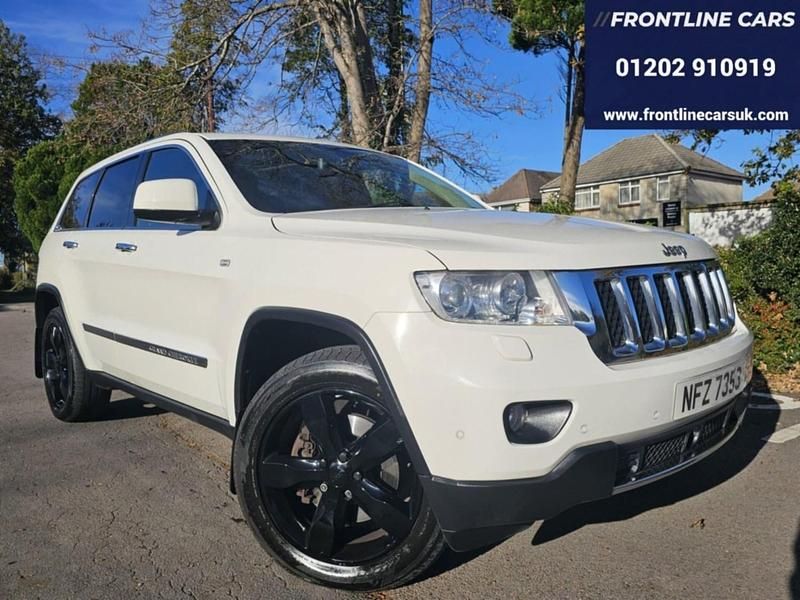 White Used 2013 Jeep Grand Cherokee Overland SUV | £8,995 (Good price) - Image 1/4