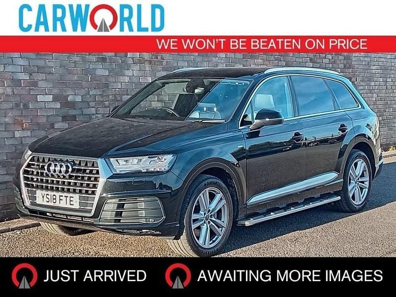 Black Used 2018 Audi Q7 S-Line SUV | £20,990 (Super price) - Image 1/3